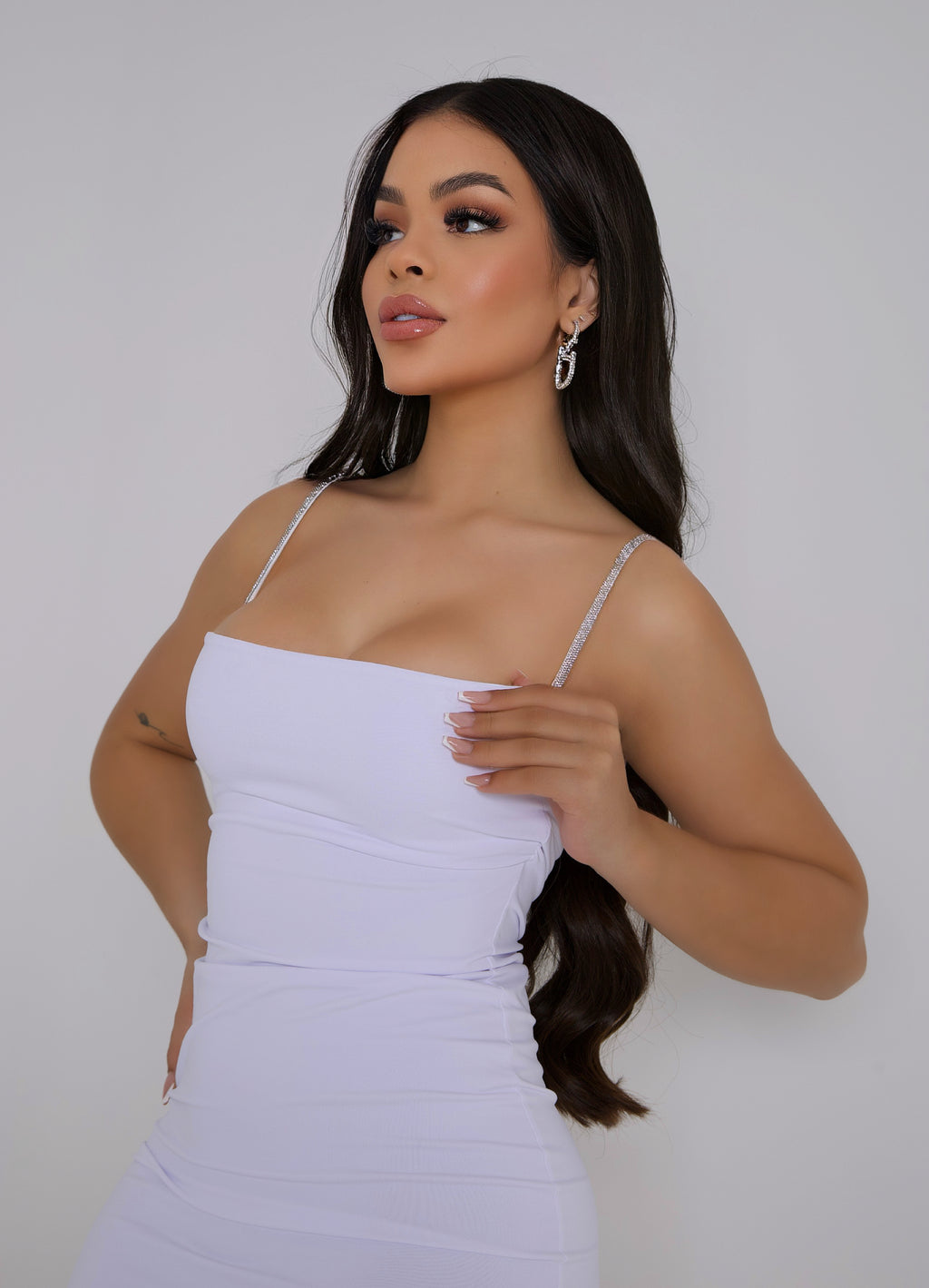 VESTIDO CURTO LIVIA STRASS